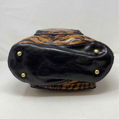 Pre-Owned Patricia Nash Animal Print Leather Handbag
