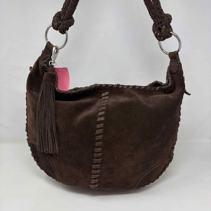 Pre-Owned Crown Vintage Brown Leather Handbag