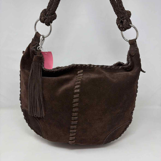 Pre-Owned Crown Vintage Brown Leather Handbag