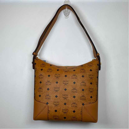 Pre-Owned MCM Cognac Leather Designer Handbag