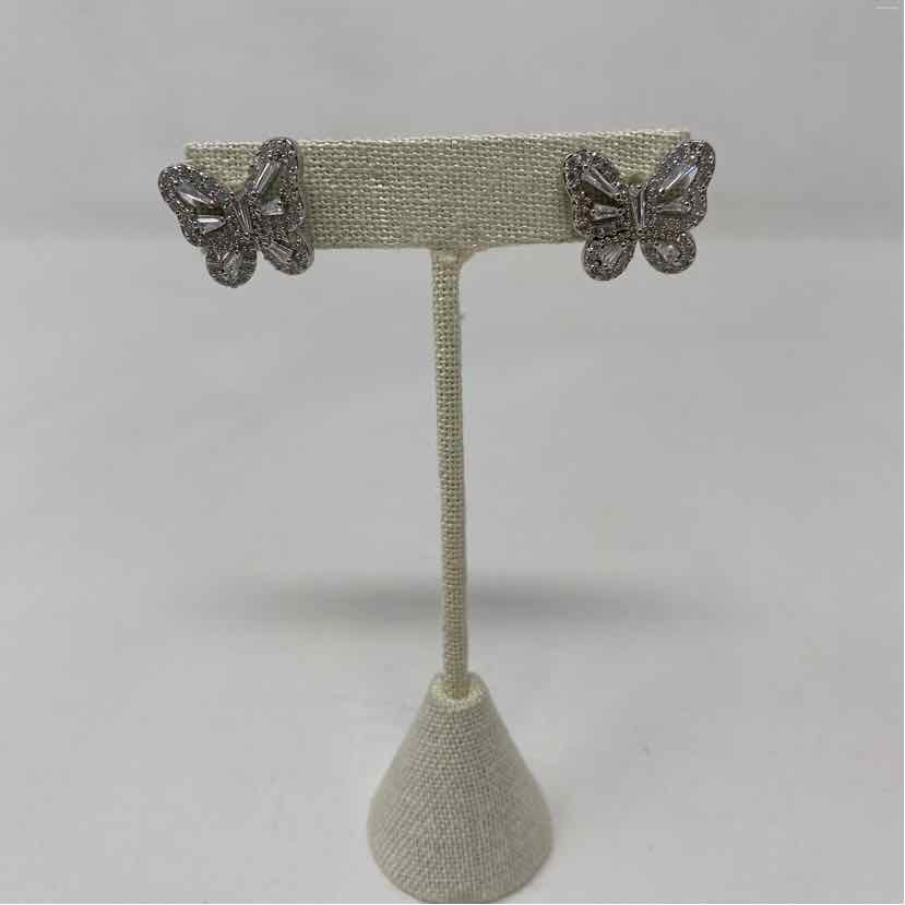 Silver Metal Earrings