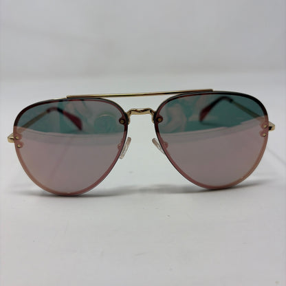 Pre-Owned Celine Gold Wire Designer Sunglasses