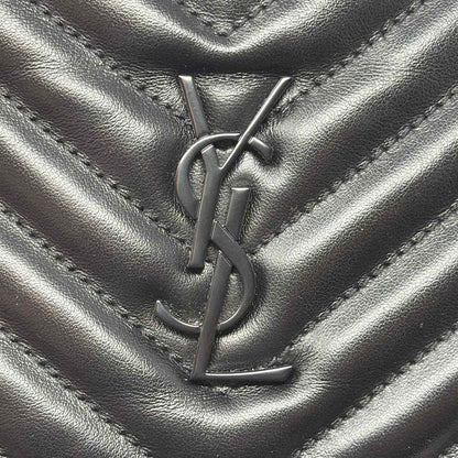 Pre-Owned Saint Laurent Black Leather Designer Handbag