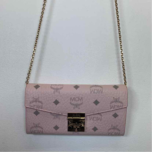 Pre-Owned MCM Pink Leather Designer Handbag