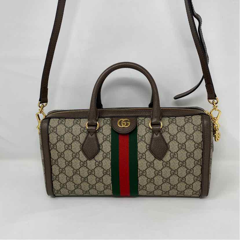Pre-Owned Gucci Monogram Canvas Designer Handbag