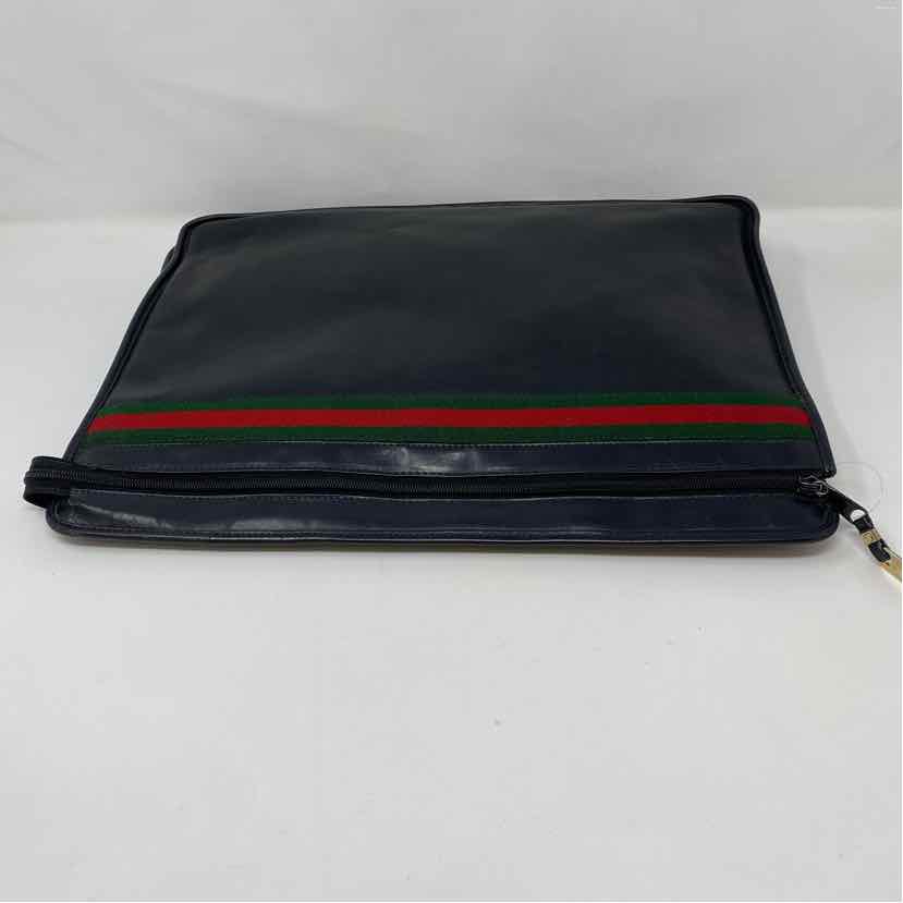 Pre-Owned Gucci Black Leather Designer Handbag