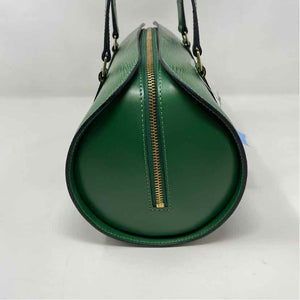 Pre-Owned Louis Vuitton Green Leather Designer Handbag