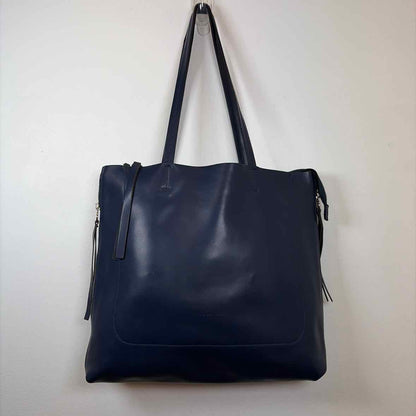 Pre-Owned Pelletteria Veneta Navy Leather Handbag