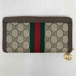 Pre-Owned Gucci Monogram Canvas Designer Wallet