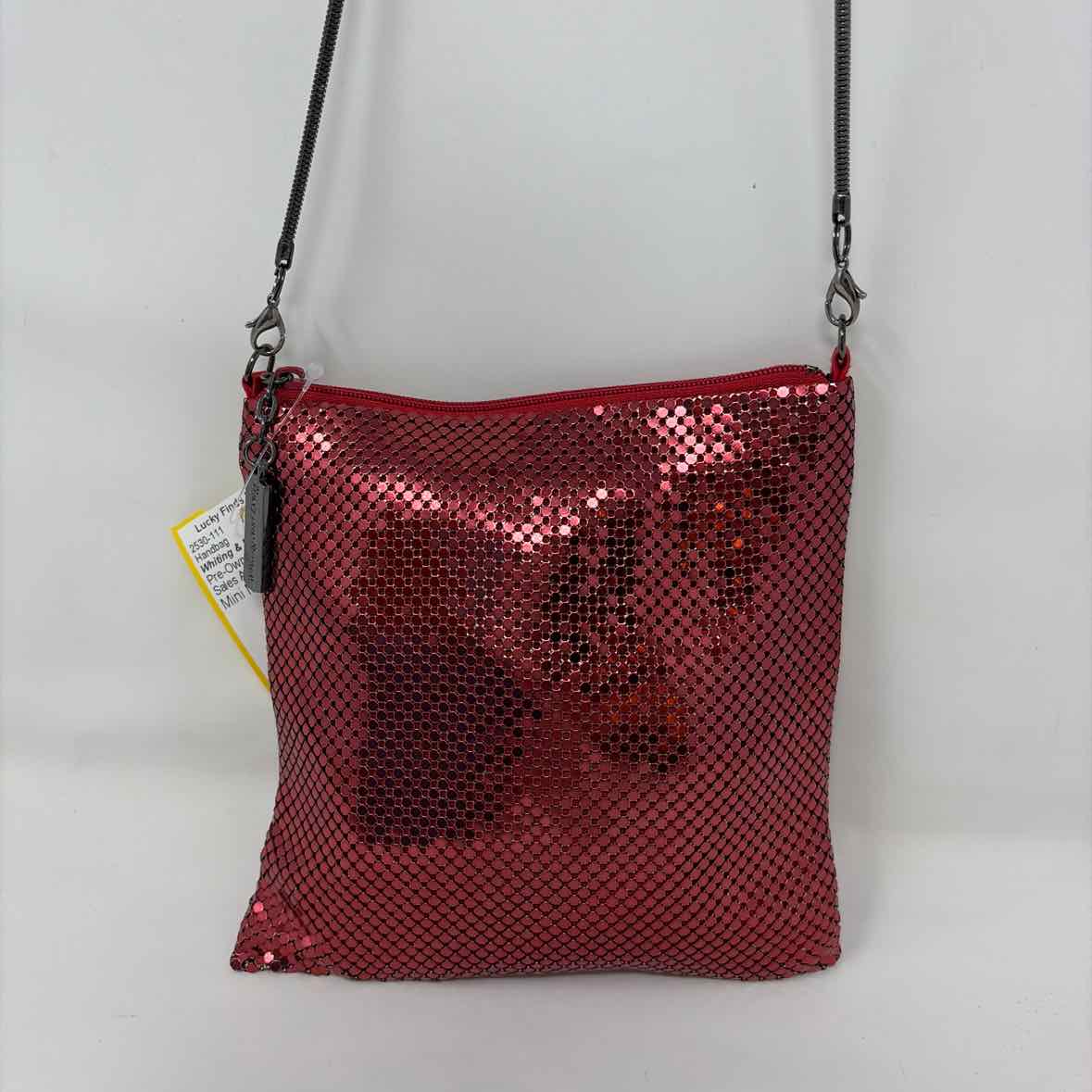 Pre-Owned Whiting & Davis Red Metal Handbag