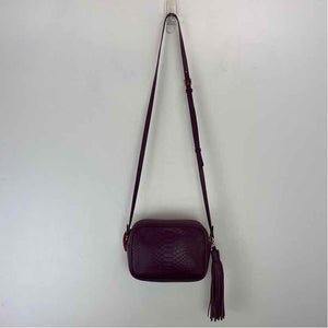 Pre-Owned GiGi New York Wine Leather Handbag