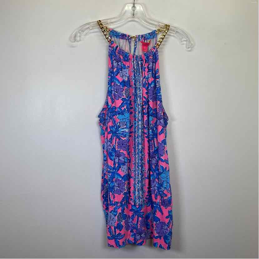 Pre-Owned Size XL Lilly Pulitzer Blue Multi Top