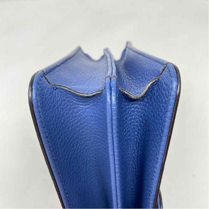 Pre-Owned Gucci Blue Leather Designer Handbag