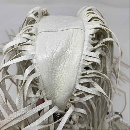 Pre-Owned Balenciaga White Leather Designer Handbag