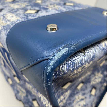 Pre-Owned MCM Denim Canvas Designer Handbag