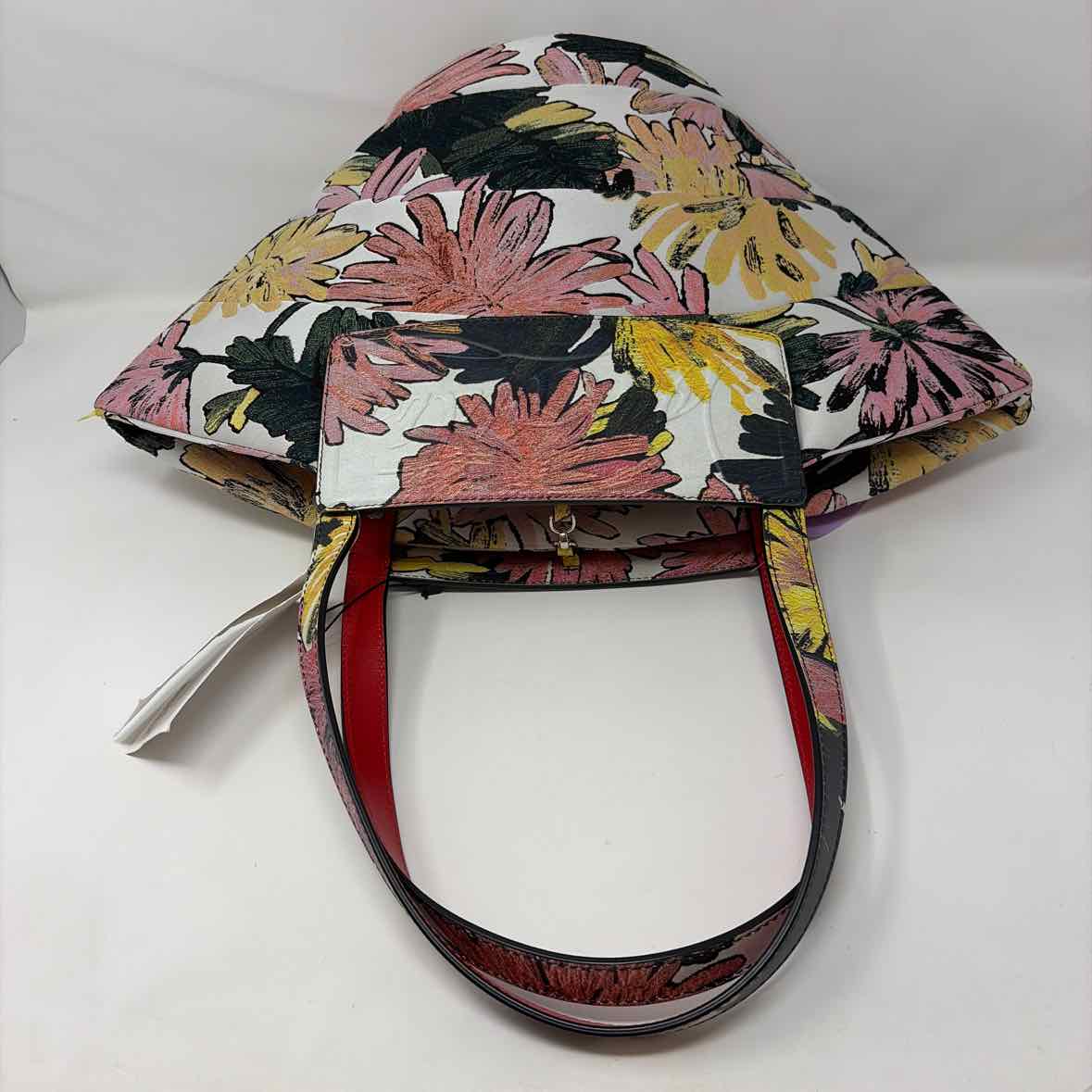 Pre-Owned Christian Louboutin Floral Canvas Designer Handbag