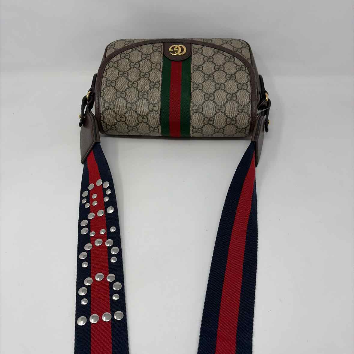 Pre-Owned Gucci Monogram Canvas Designer Handbag