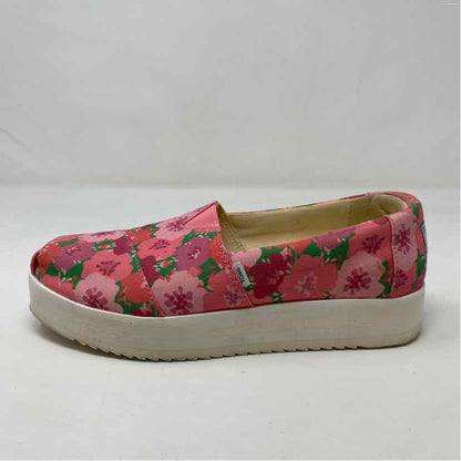 Pre-Owned Shoe Size 9 Toms Floral Sneaker
