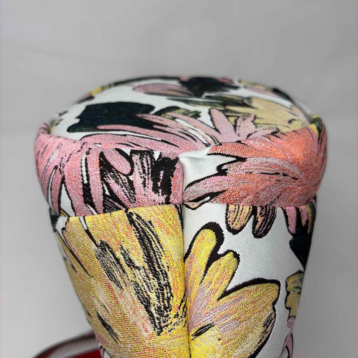 Pre-Owned Christian Louboutin Floral Canvas Designer Handbag