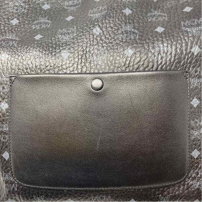 Pre-Owned MCM Black Leather Designer Handbag