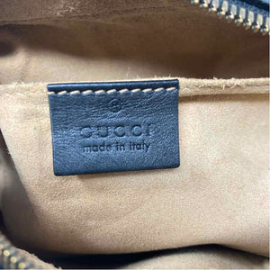 Pre-Owned Gucci Black Leather Designer Handbag