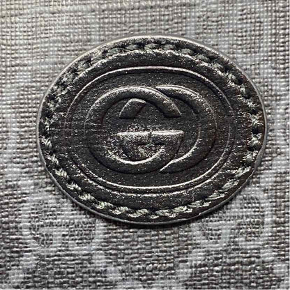 Pre-Owned Gucci Black Canvas Designer Handbag