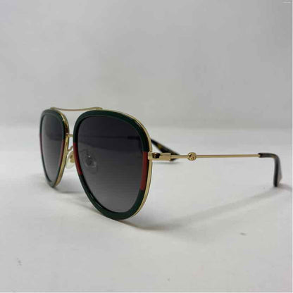 Pre-Owned Gucci Stripe Multi Plastic Designer Sunglasses