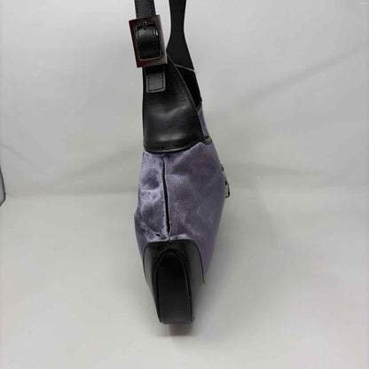 Pre-Owned Gucci Purple Velvet Designer Handbag