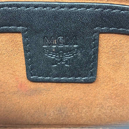 Pre-Owned MCM Red/Black Canvas Designer Handbag