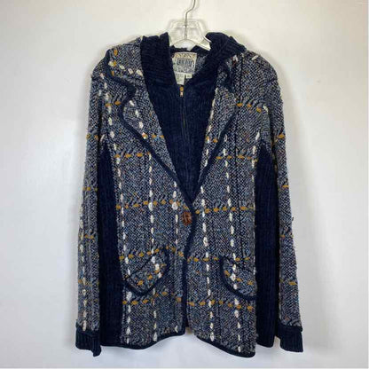 Pre-Owned Size XL Curio Navy Multi Sweater