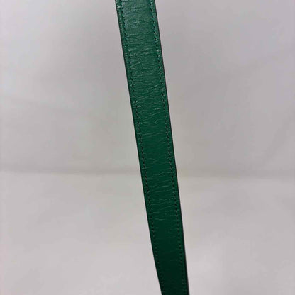 Pre-Owned Saint Laurent Green Leather Designer Handbag