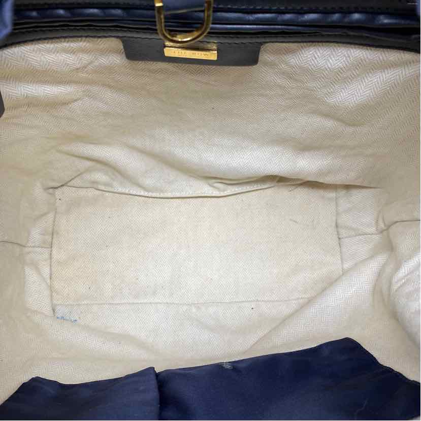 Pre-Owned The Row Navy Nylon Designer Handbag