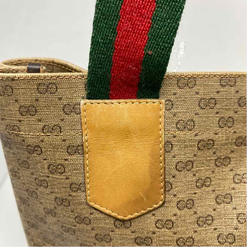 Pre-Owned Gucci Monogram Canvas Designer Handbag
