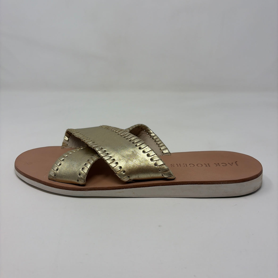 Pre-Owned Shoe Size 9 Jack Rogers Gold Sandals