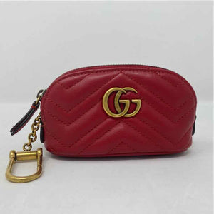 Pre-Owned Gucci Red Leather Designer Handbag