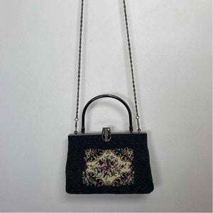 Pre-Owned Moni Culture Black Beaded Handbag