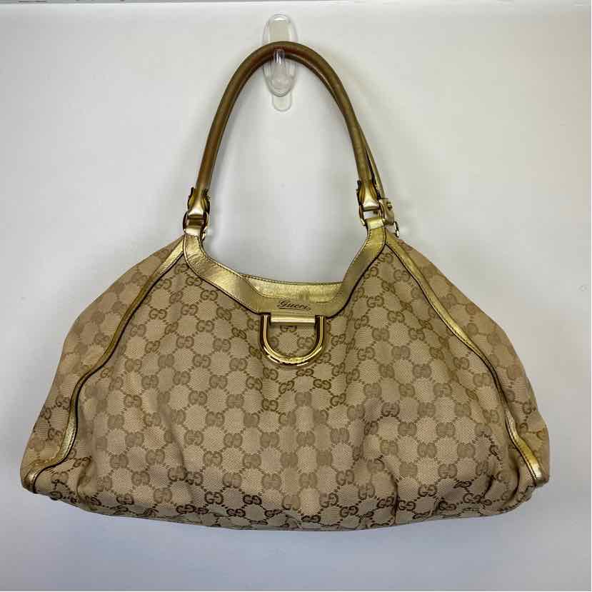 Pre-Owned Gucci Monogram Canvas Designer Handbag