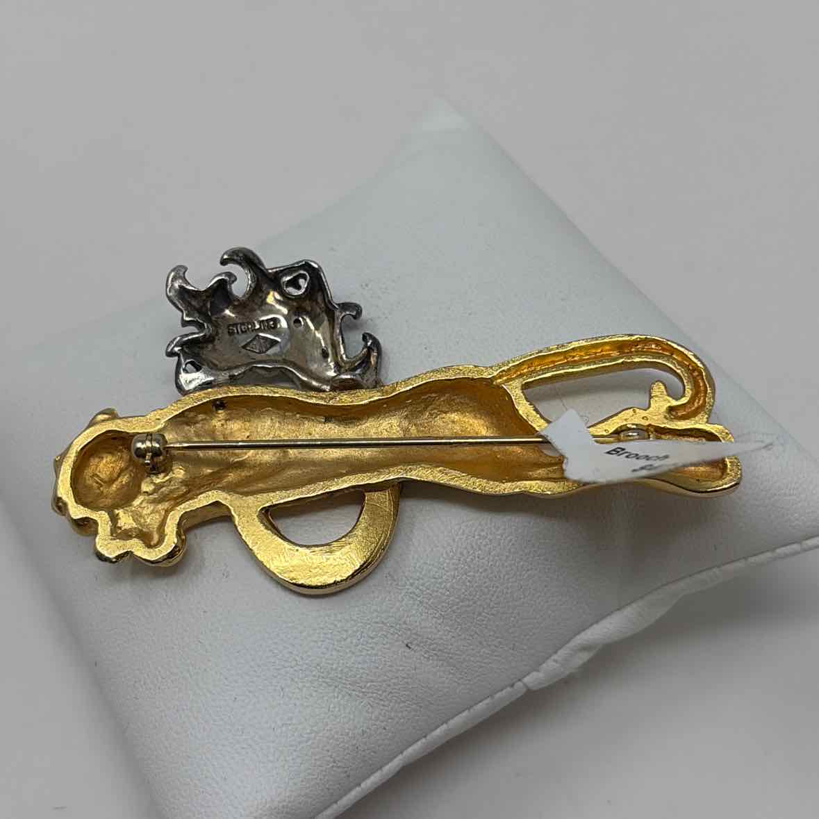 Pre-Owned Judith Jack Gold Sterling Brooch