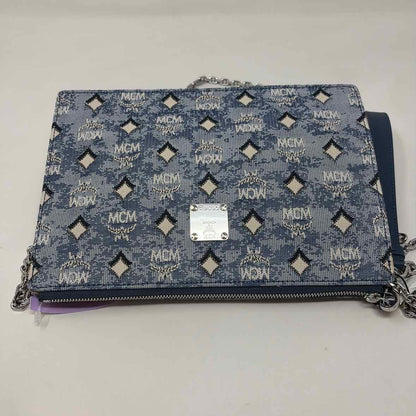 Pre-Owned MCM Denim Canvas Designer Handbag