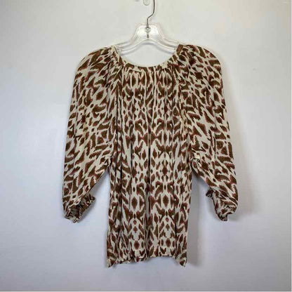 Pre-Owned Size S Elan Brown Multi Top