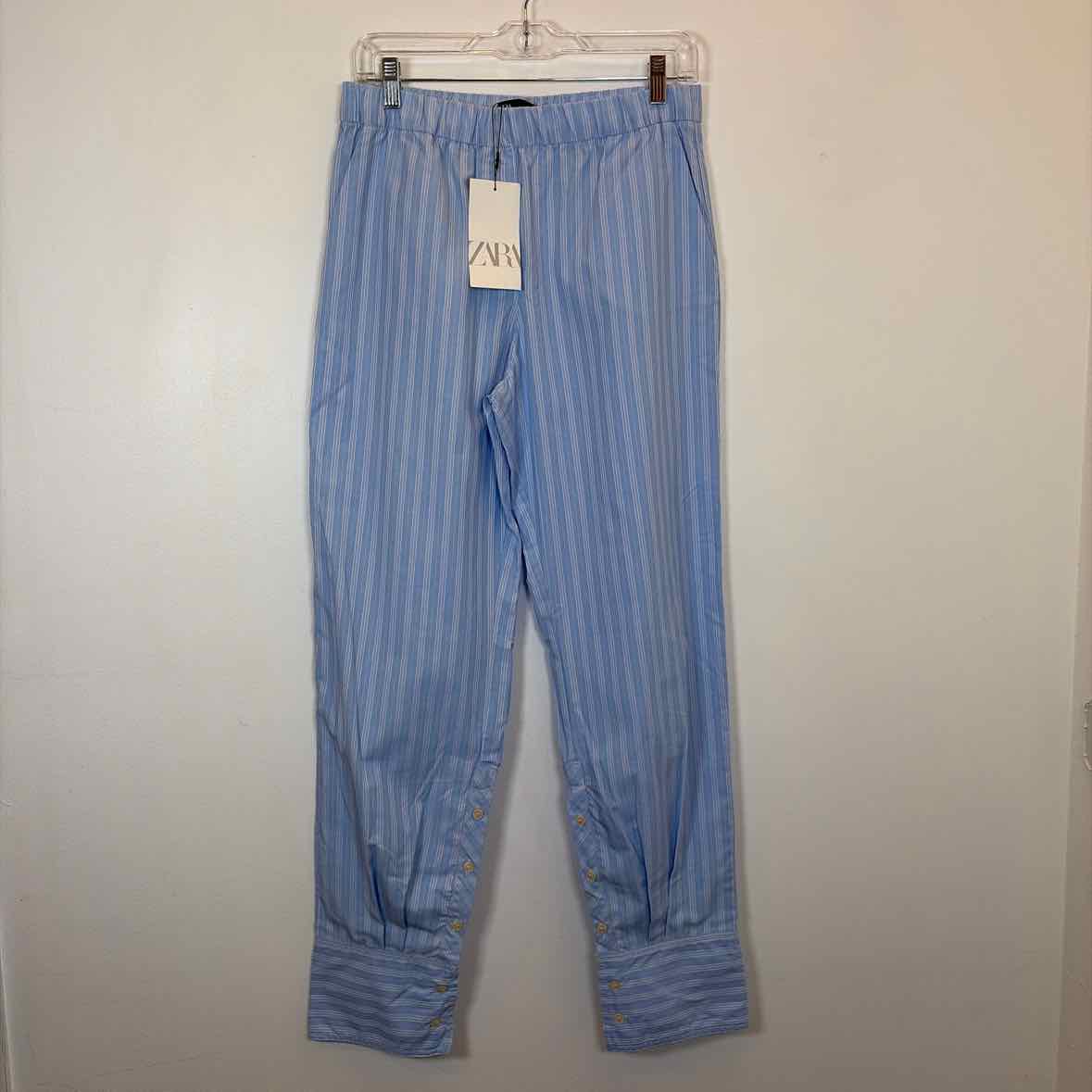 Pre-Owned Size S ZARA blue stripe Pants
