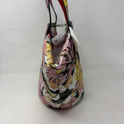 Pre-Owned Christian Louboutin Floral Canvas Designer Handbag