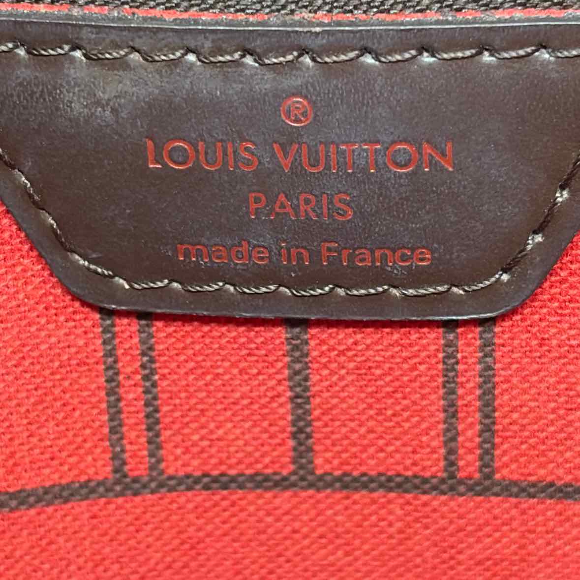 Pre-Owned Louis Vuitton Damier Eben Canvas Designer Handbag