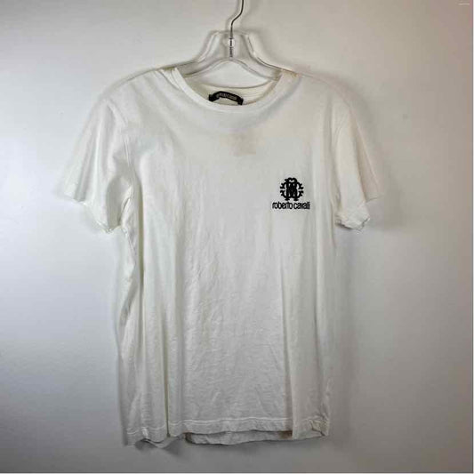 Pre-Owned Roberto Cavalli White Cotton Women Size M Designer Clothes