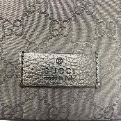 Pre-Owned Gucci Black Nylon Designer Handbag