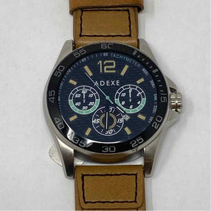 Pre-Owned Adexl Tan Leather Watch