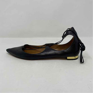 Pre-Owned Shoe Size 9 Aquazzure Black Flats