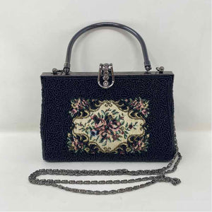 Pre-Owned Moni Culture Black Beaded Handbag