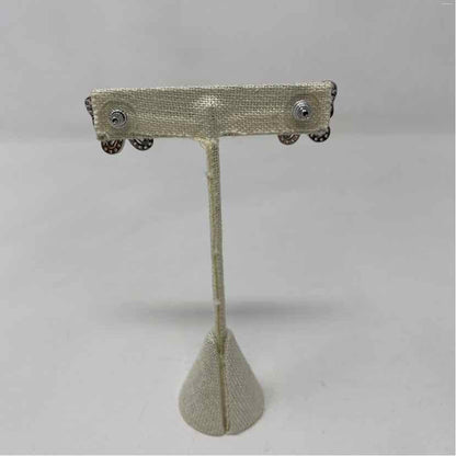 Silver Metal Earrings