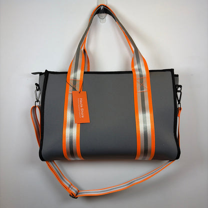 Pre-Owned Haute Shore Grey Neoprene Handbag